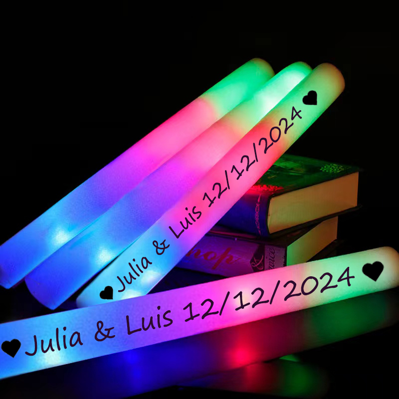 Wedding Supply Bulk - 30Pcs LED 글로우 스틱 대량 다채로운