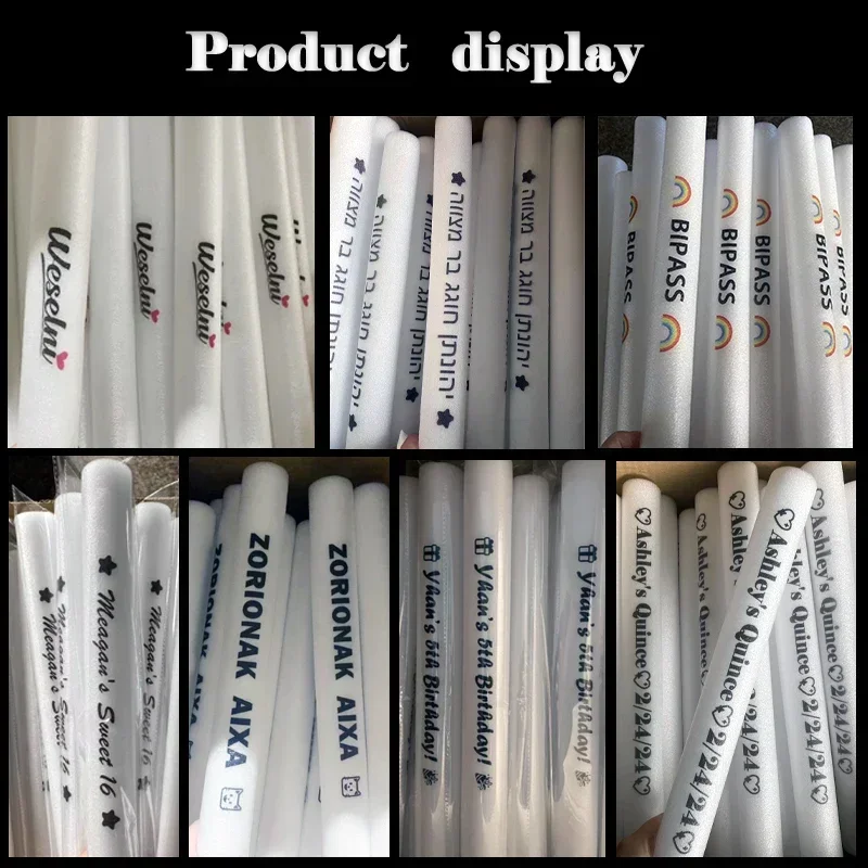 20/30/40Pcs RGB LED 글로우 폼 스틱 대 - Wedding Supply Bulk 리뷰 및 가격