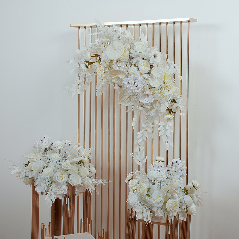 웨딩 아치 배경 풍선 스탠드 배경 금속 반짝이 골드 도 - Wedding Support 리뷰 및 가격