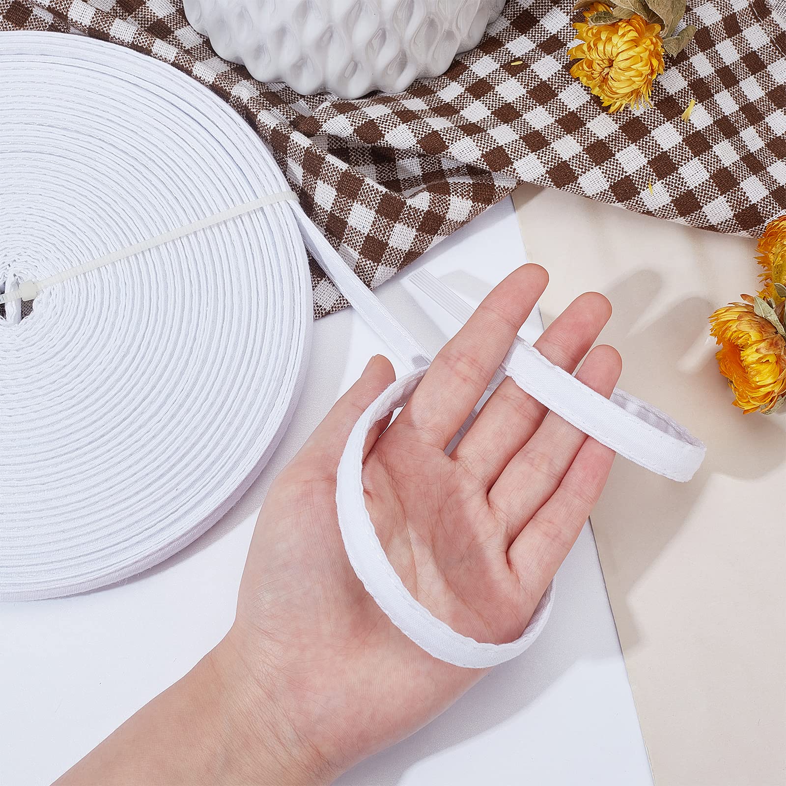 15mm 면 코팅 폴리에스터 코르셋 본닝 50야드 브라 - Wedding Support 리뷰 및 가격