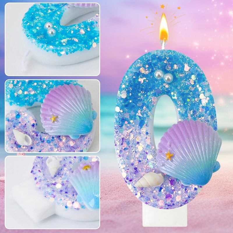 0-9 무료 조합 디지털 캔들 퍼플 쉘 생일 캔들은 생 - Unity Candle Set 리뷰 및 가격