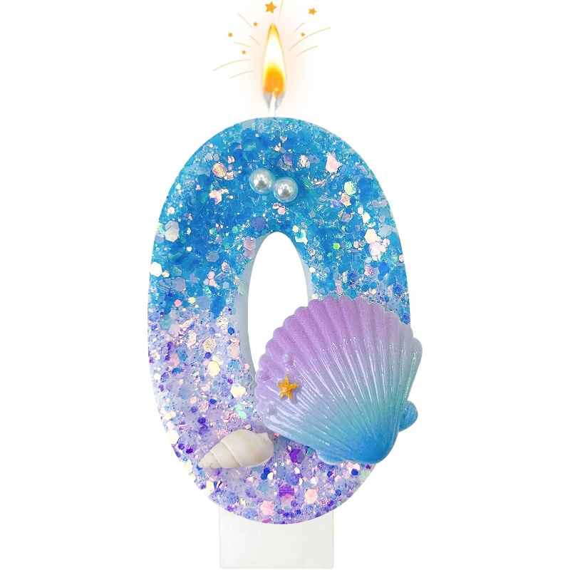0-9 무료 조합 디지털 캔들 퍼플 쉘 생일 캔들은 생 - Unity Candle Set 리뷰 및 가격