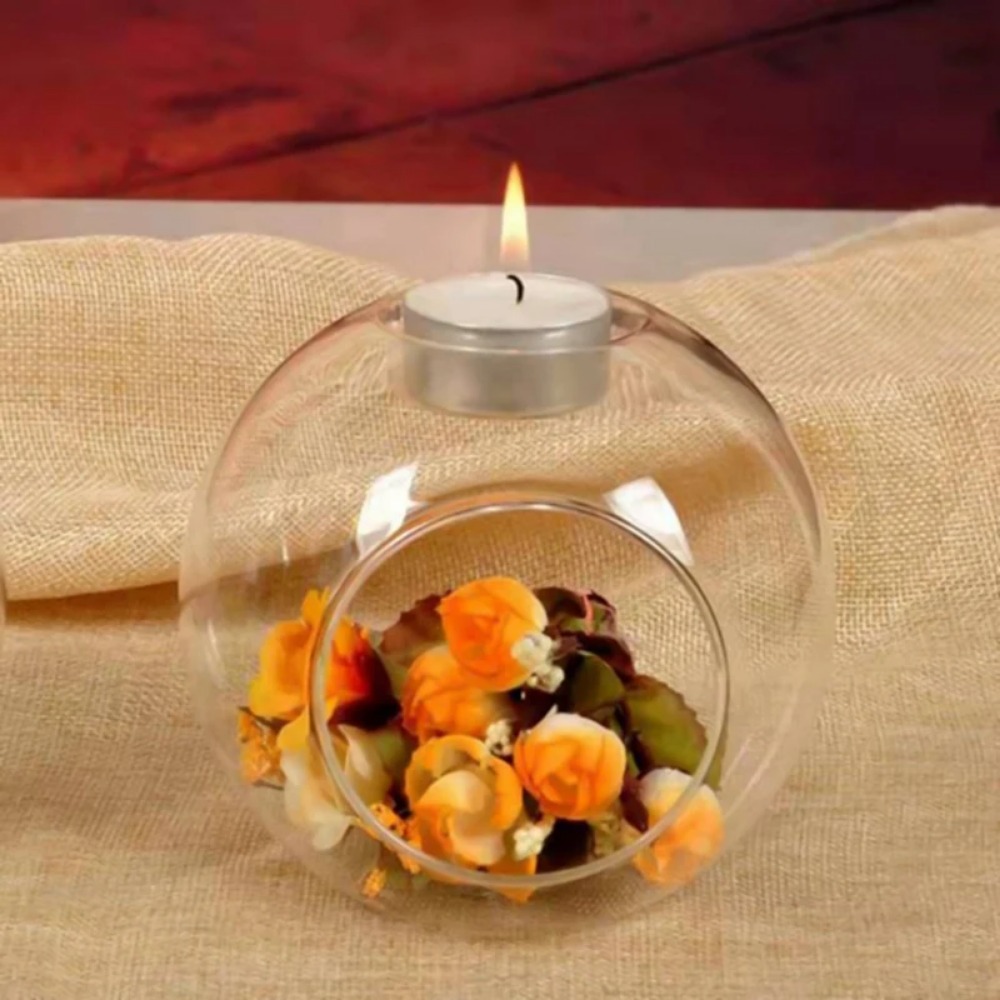 6/12pcs 유리 라운드 중공 캔들 홀더 측면 개방형 - Unity Candle Set 리뷰 및 가격