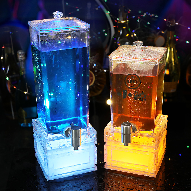 LED 맥주통(탭 포함) 2L&3L 발광 음료 디스펜서 - Wedding Alcohol Supply 리뷰 및 가격